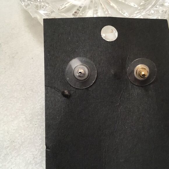 Anne Klein Matte Finish Goldtone Earrings - Picture 7 of 7